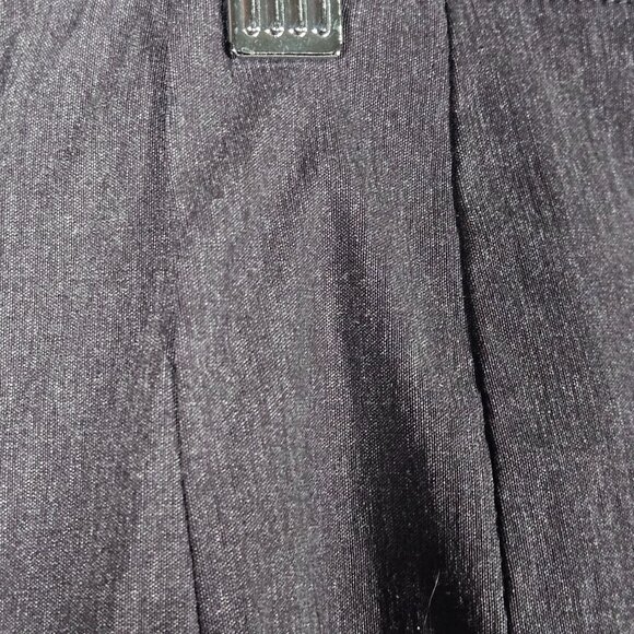 Venezia Woman's Gray Knee-Length Skirt With Back Zipper Rayon Blend Size 18 Offi - Picture 7 of 7